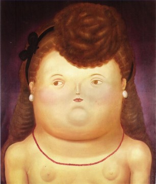 Fernando Botero œuvres - Fille Arc Fernando Botero